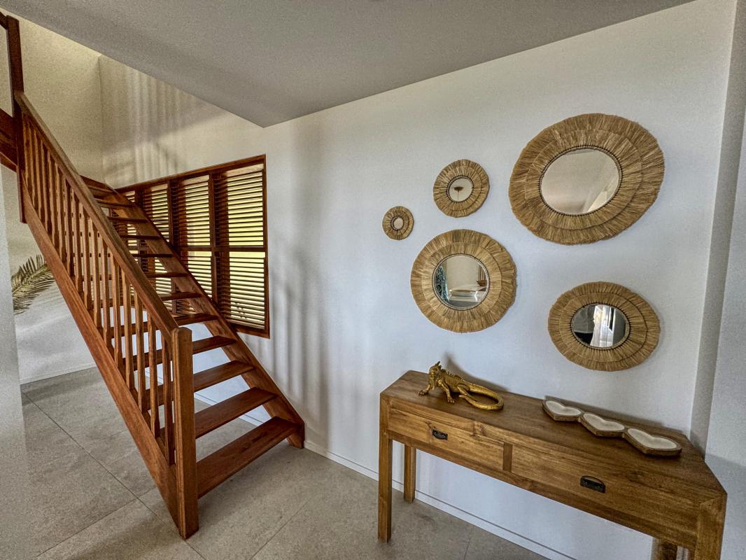 25_Location villa  vue mer Deshaies Guadeloupe_escalier